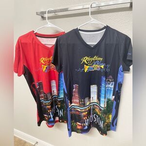 2-Pack Women’s Rhythm and Blues Houston Shirts | City Skyline Graphic